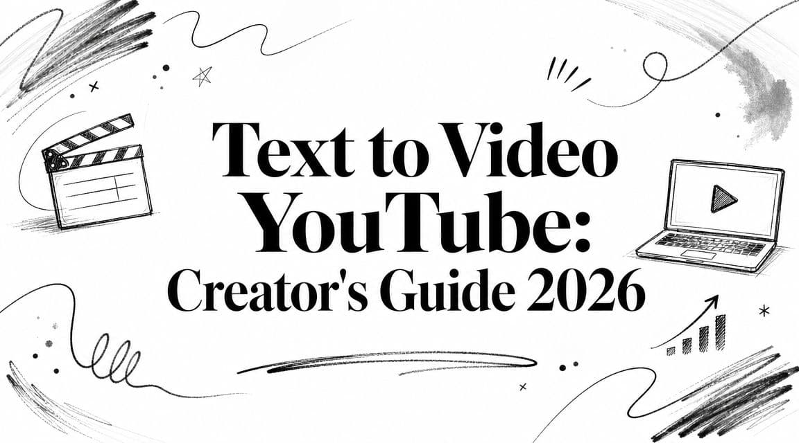 Text to Video YouTube: Creator's Guide 2026