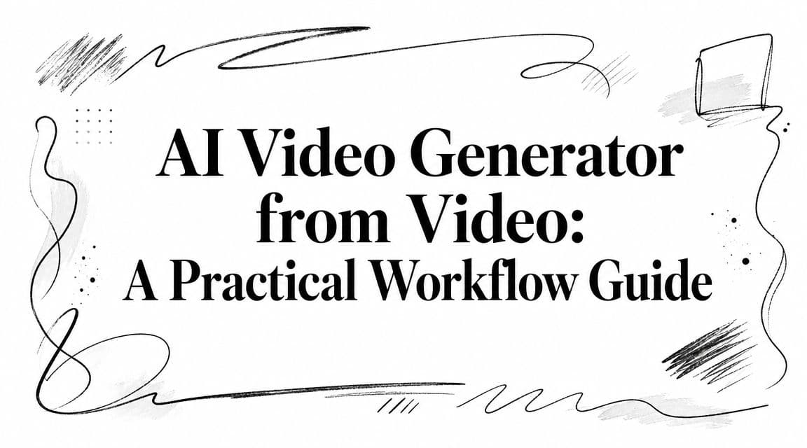 AI Video Generator from Video: A Practical Workflow Guide